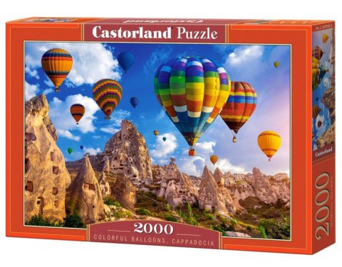 Puzzle 2000 elementów Kolorowe balony Kapadocja