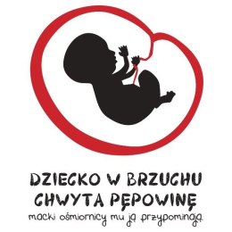 Grzechotka ośmiornica biało-czarna Moms Care