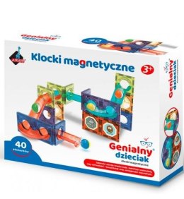 Klocki magnetyczne 40 elementów