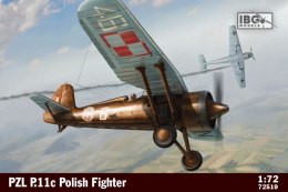 Model do sklejania PZL P.11c Polish Fighter Plane