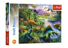 Puzzle 200 el. Drapieżne Dinozaury Trefl 13281